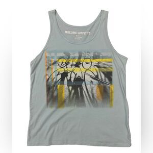 Mossimo Supply Co Tank Top Mens XL Graphic Print Summer T-Shirt